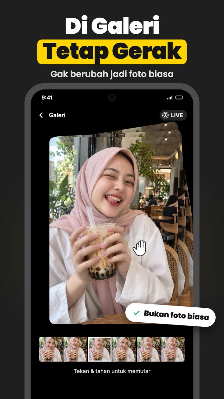 Live Photo Camera screenshot 4 - Kamera Foto Live HD dan Pembuat Motion Photo untuk Android