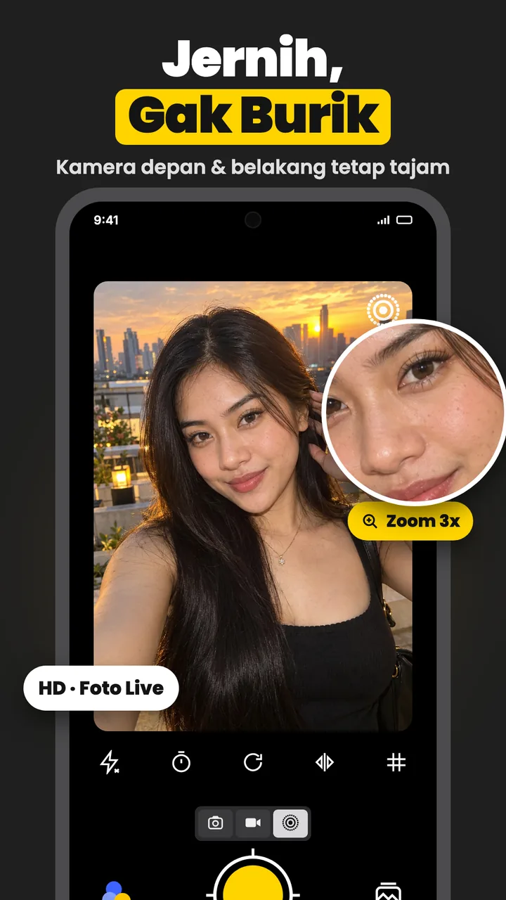 Live Photo Camera screenshot 5 - Kamera Foto Live HD dan Pembuat Motion Photo untuk Android