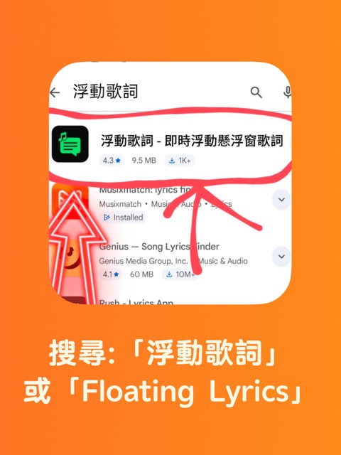 浮動歌詞App展示圖5 - 主題風格