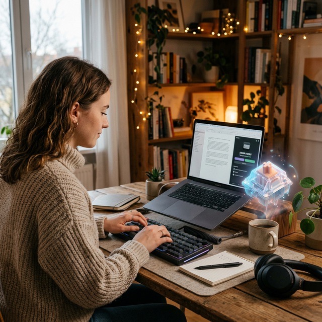 Immersive ASMR Typing Experience with HiKey